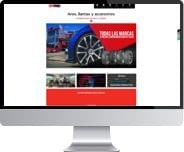 proyecto web para repuestos automotrices de moneky plus agencia de marketing digital inbound en Bolivia